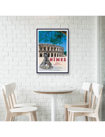 Nîmes – Poster affiche – image encadrée 2