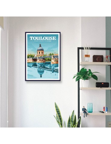 Toulouse Pt St-Pierre – Poster affiche – image encadrée 2