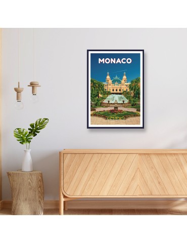 Monaco – Poster affiche – image encadrée 2