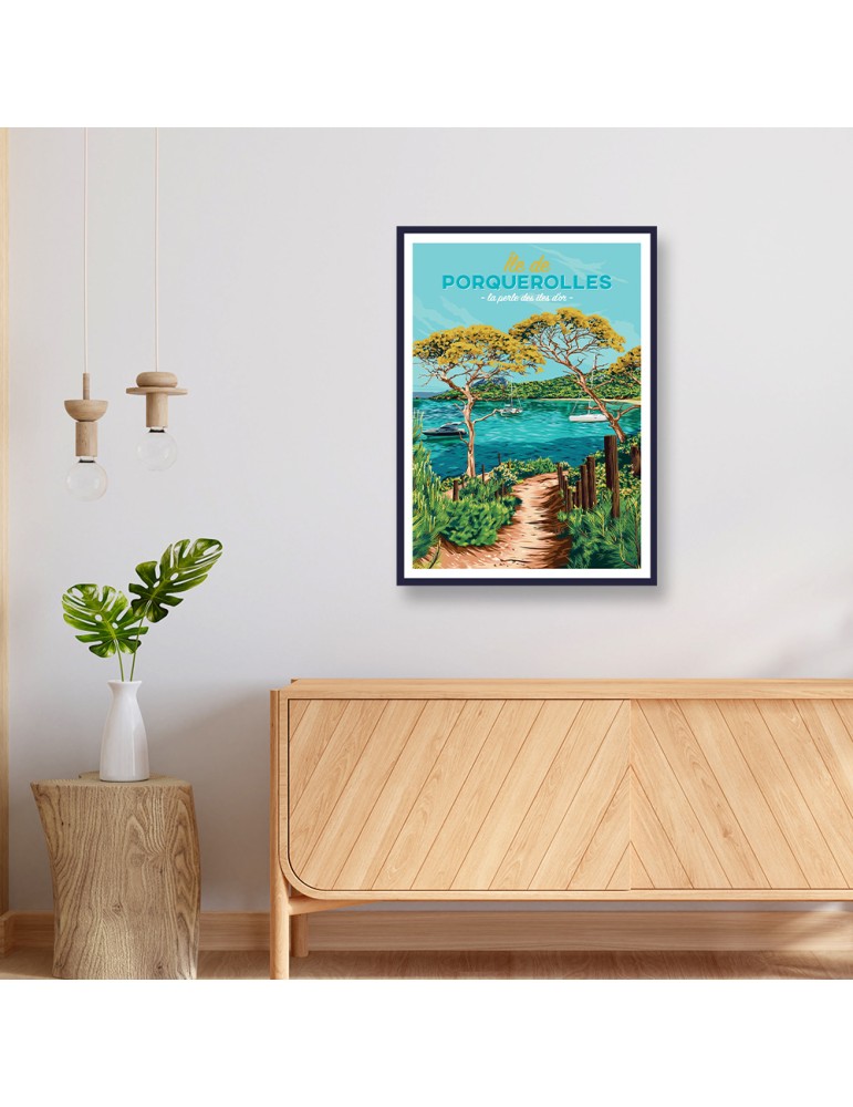 Porquerolles – Poster affiche – image encadrée