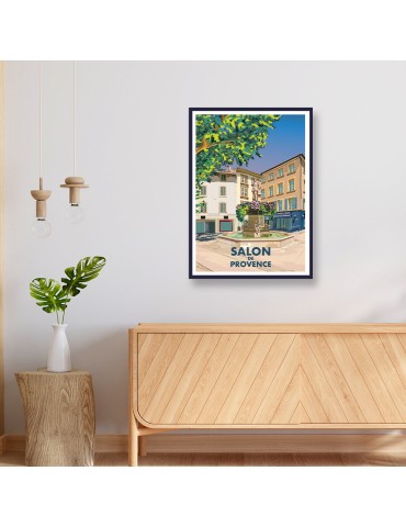 Salon de Provence – Poster affiche – image encadrée 2