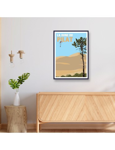 Dune du Pilat – Poster affiche – image encadrée 2
