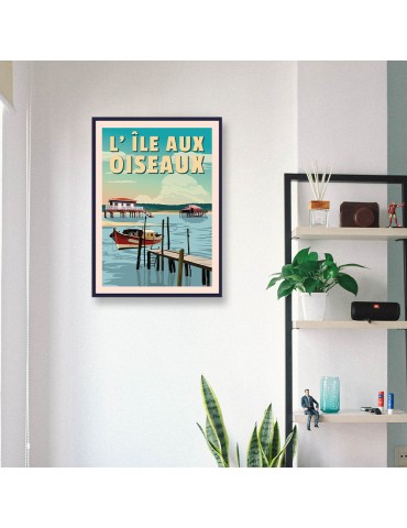 L'île-aux-Oiseaux – Poster affiche – image encadrée 2