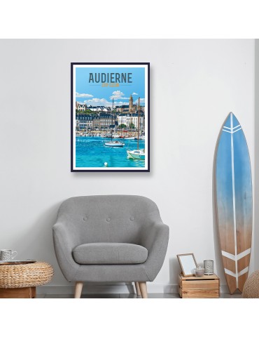 Audierne – Poster affiche – image encadrée 2