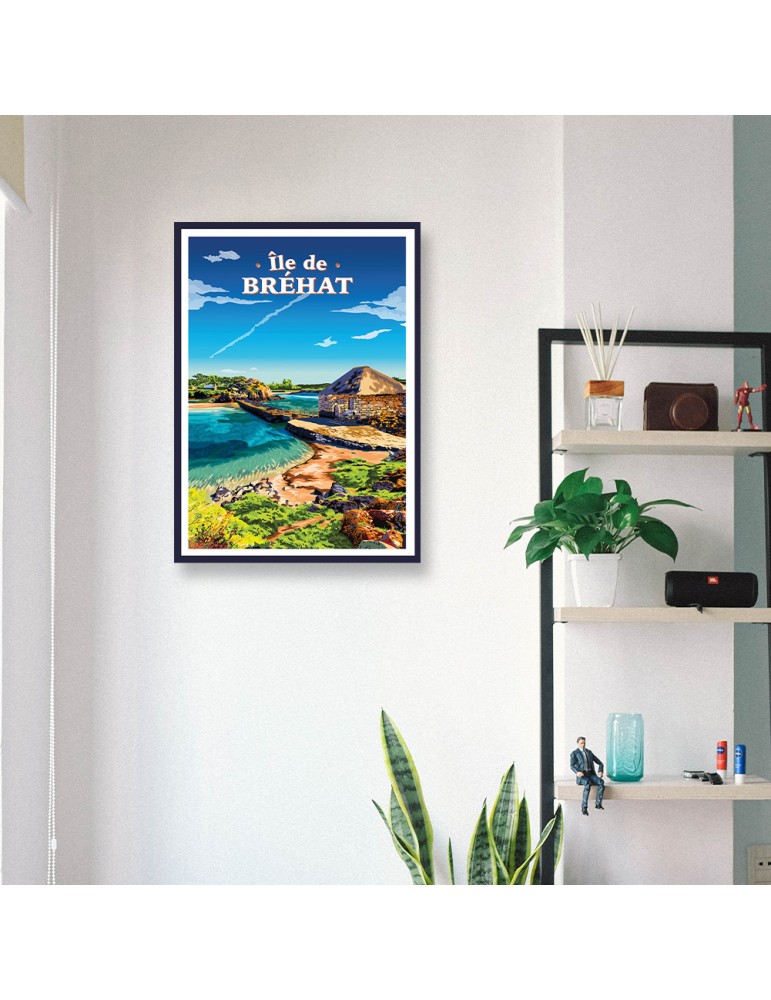 Bréhat – Poster affiche – image encadrée