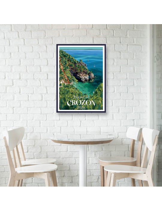 Crozon – Poster affiche – image encadrée