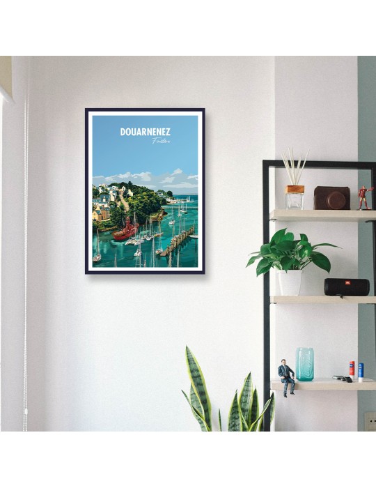 Douarnenez – Poster affiche – image encadrée