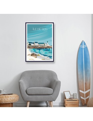 Ile de sein – Poster affiche – image encadrée 2