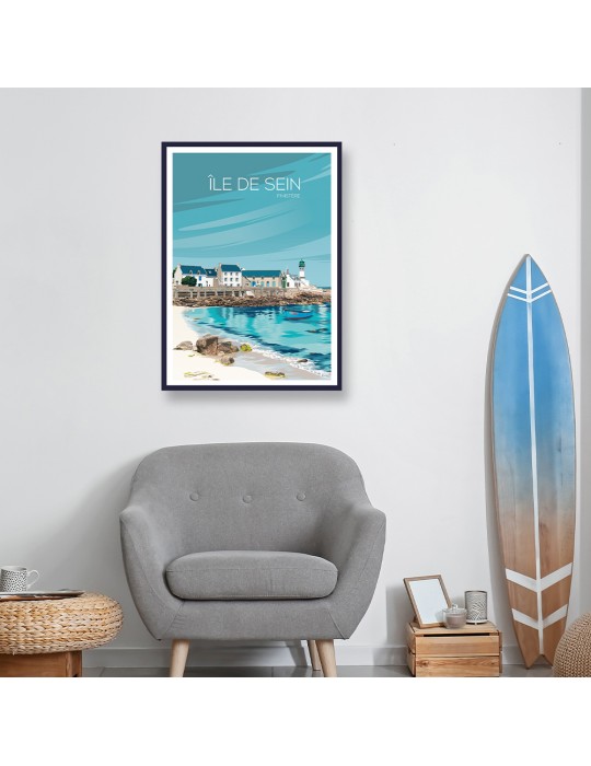 Ile de sein – Poster affiche – image encadrée