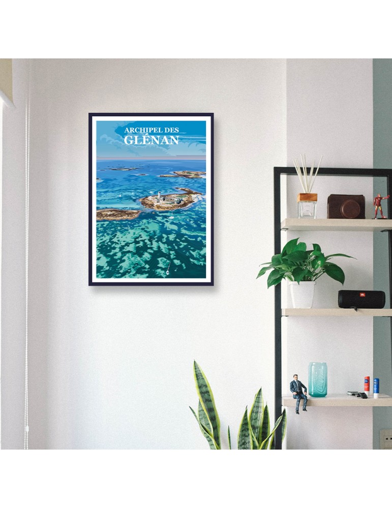 Les Glénan – Poster affiche – image encadrée