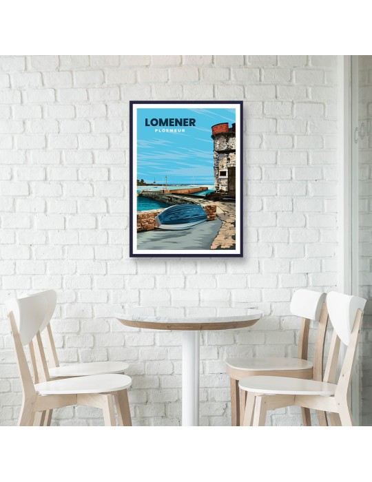 Lomener – Poster affiche – image encadrée