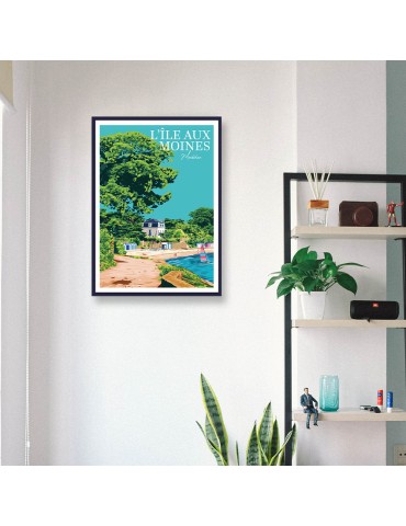 Ile-aux-Moines – Poster affiche – image encadrée 2