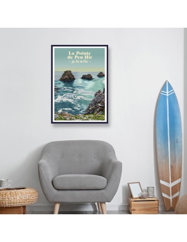 La pointe de Pen-Hir – Poster affiche – image encadrée 2