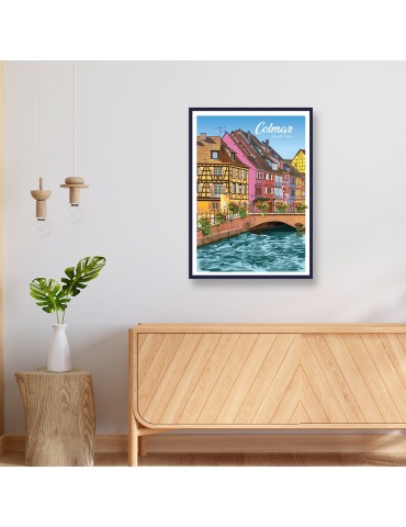 Colmar – Poster affiche – image encadrée 2