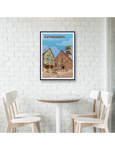 Kaysersberg – Poster affiche – image encadrée 2