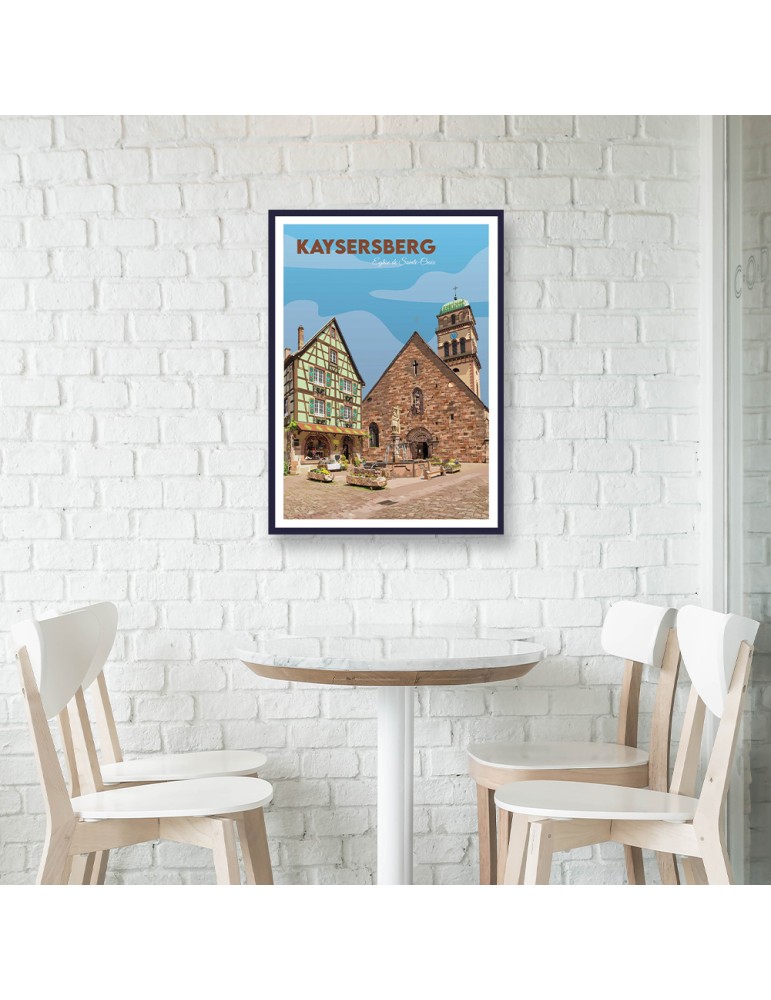 Kaysersberg – Poster affiche – image encadrée