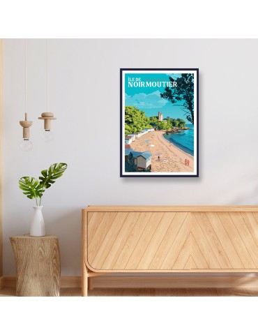 Noirmoutier – Poster affiche – image encadrée 2