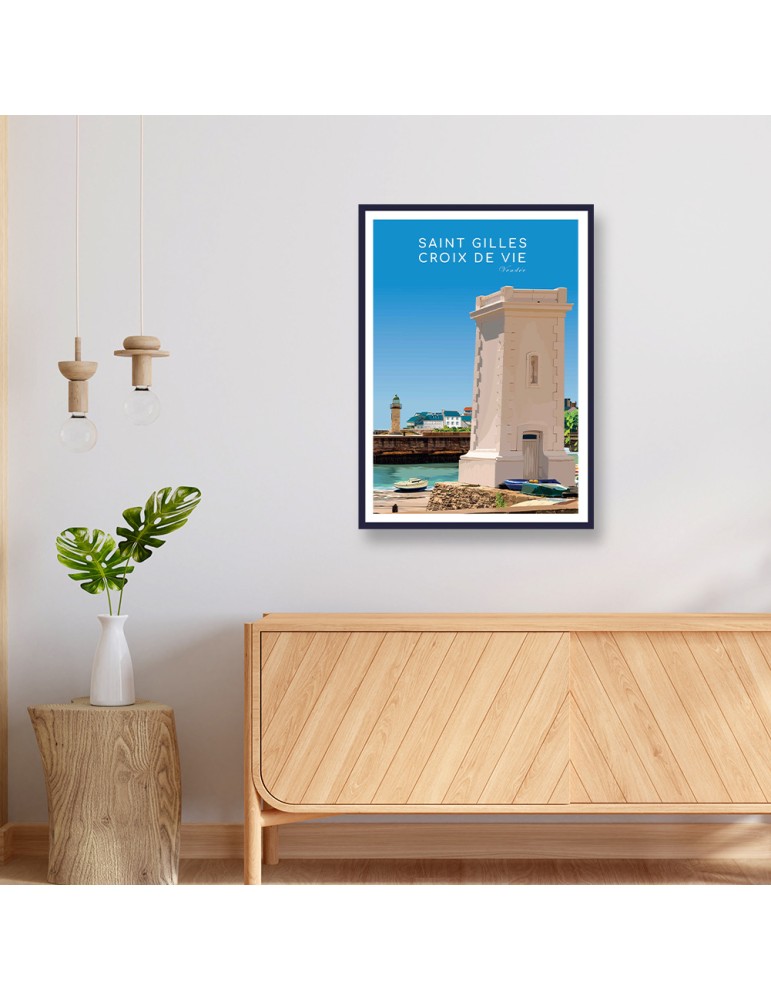Saint Gilles – Poster affiche – image encadrée