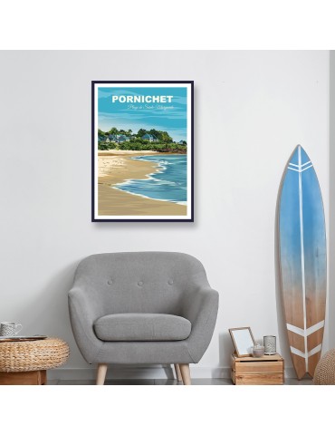 Pornichet – Poster affiche – image encadrée 2