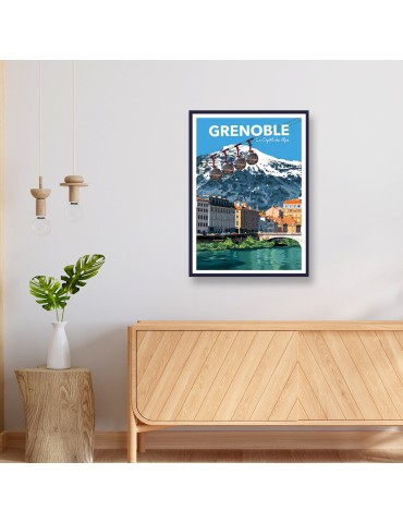 Grenoble – Poster affiche – image encadrée 2