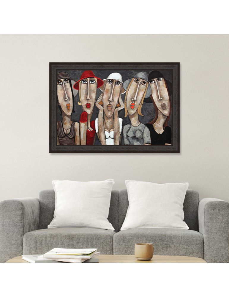 Les filles aux chapeaux – Martine Gonnin
