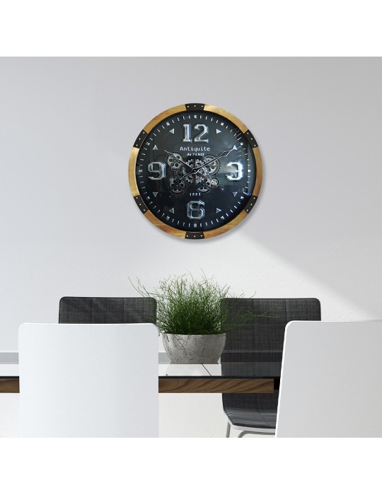 Horloge à engrenages avec verre – 08.063 – Ø 64 cm