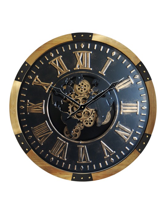 Horloge à engrenages avec verre – 08.064 – Ø 64 cm