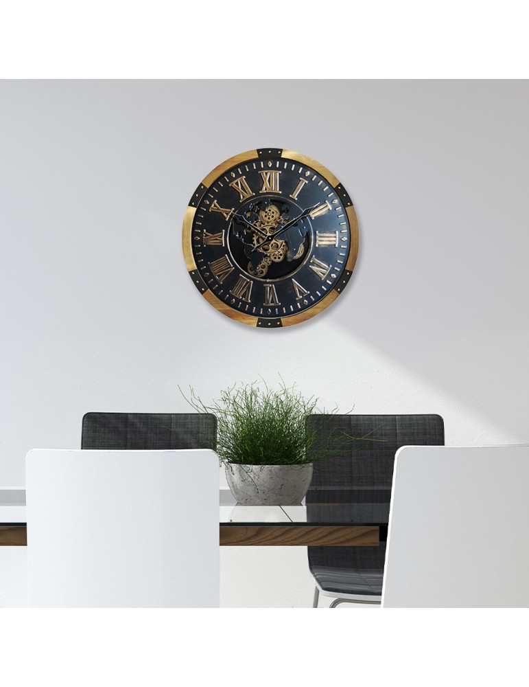 Horloge à engrenages avec verre – 08.064 – Ø 64 cm
