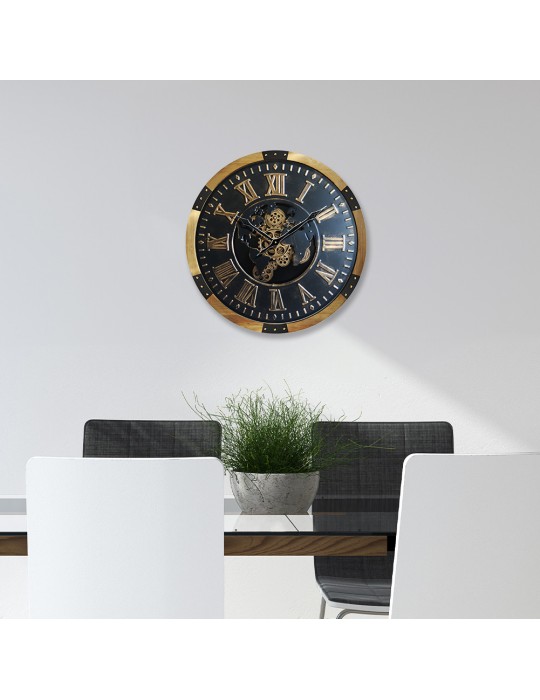Horloge à engrenages avec verre – 08.064 – Ø 64 cm