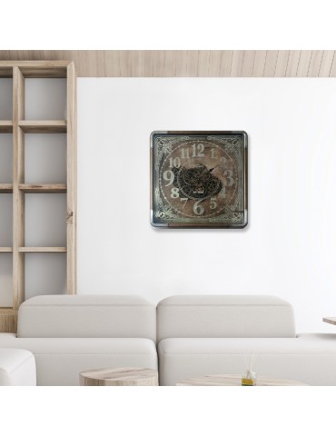 Horloge à engrenages avec verre – 08.018 – Ø 80 cm 2