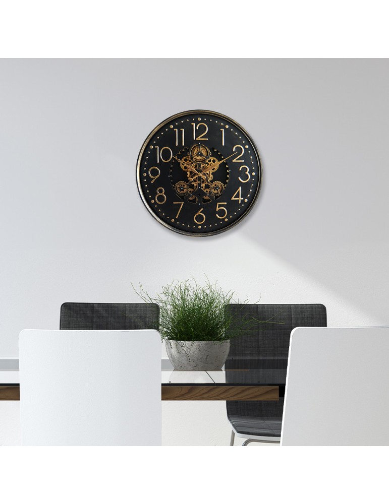Horloge à engrenages avec verre – 08.060 – Ø 60 cm