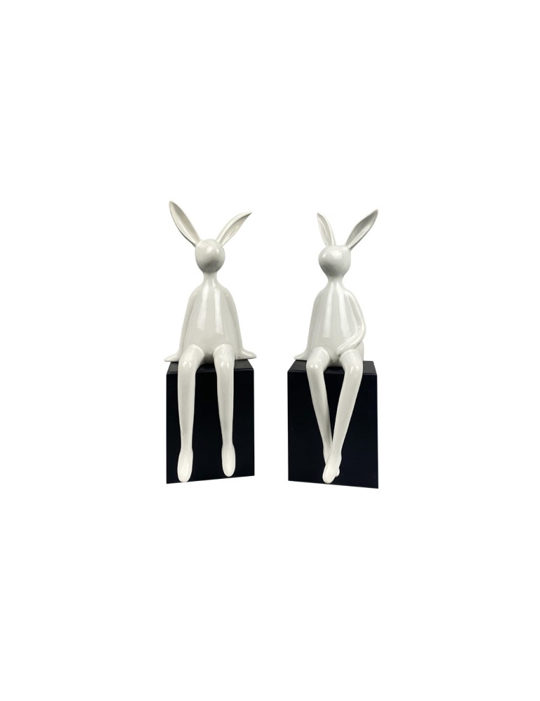 Lot de 2 sculptures céramique – 04.658D