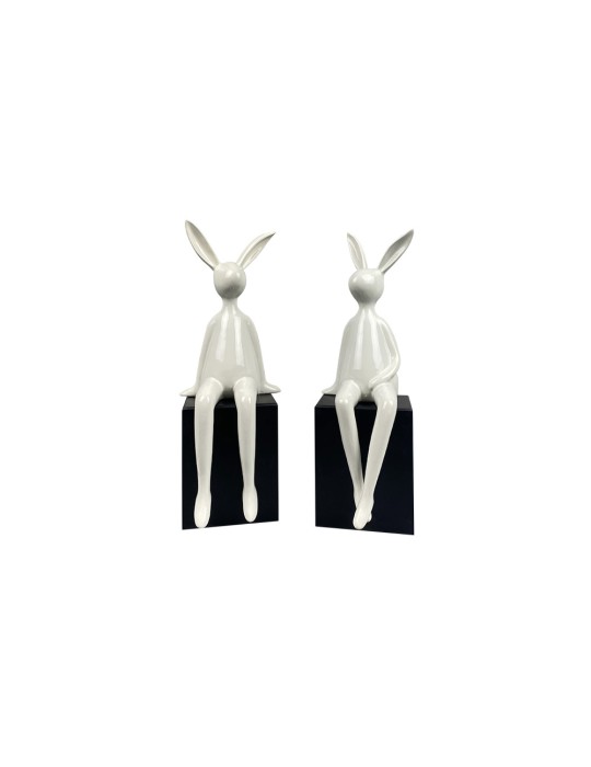Lot de 2 sculptures céramique – 04.658D
