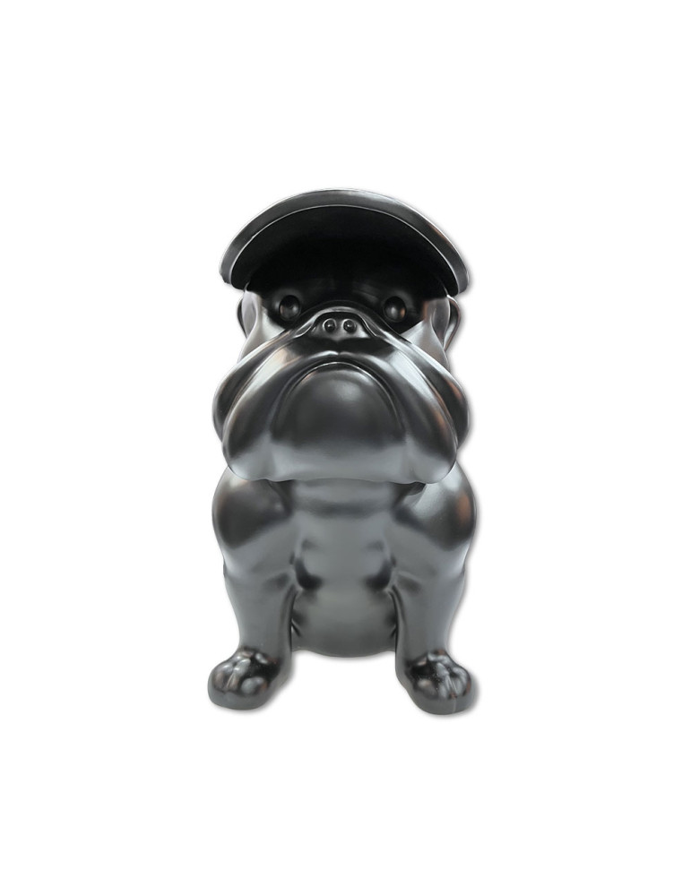 Chien MF Noir mat - 04.711 - H : 40 cm