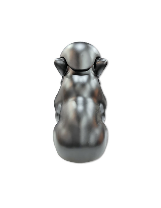 Chien MF Noir mat - 04.711 - H : 40 cm