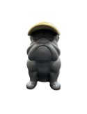 Chien GF Noir mat / Or - 04.706 - H : 90 cm
