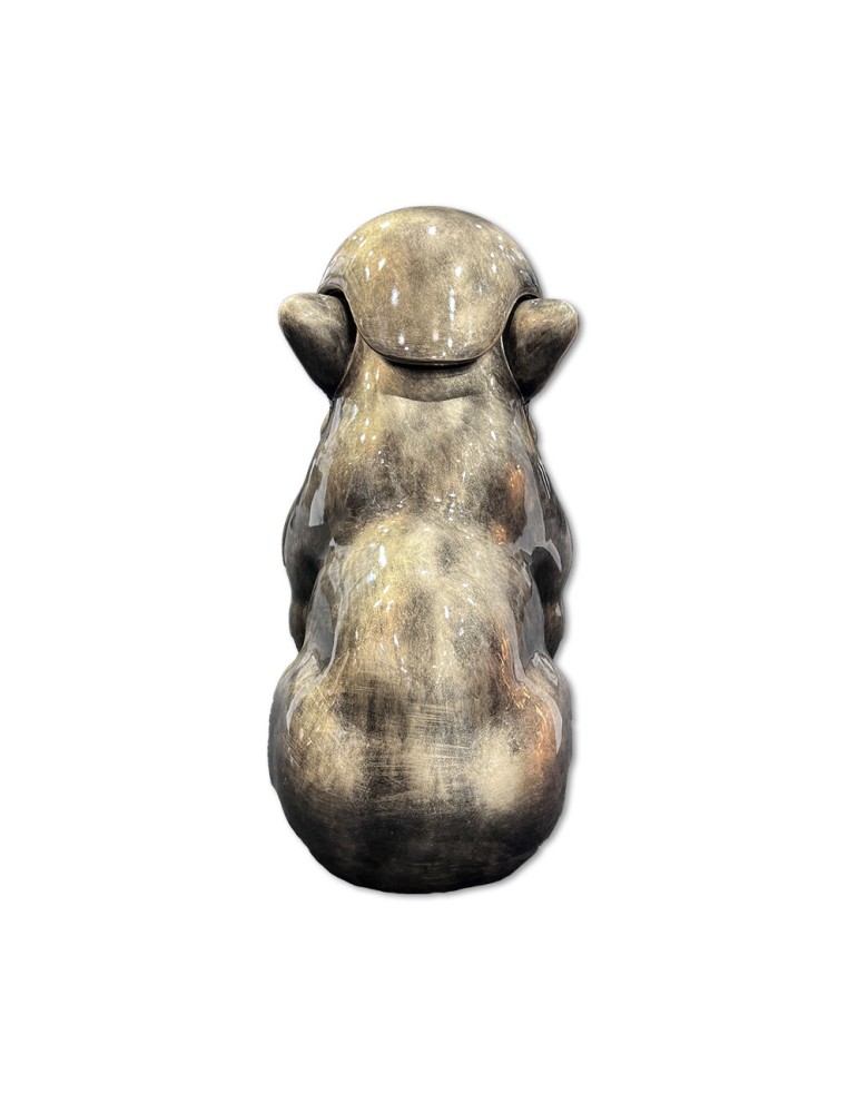 Chien GF Patiné Or - 04.709 - H : 90 cm