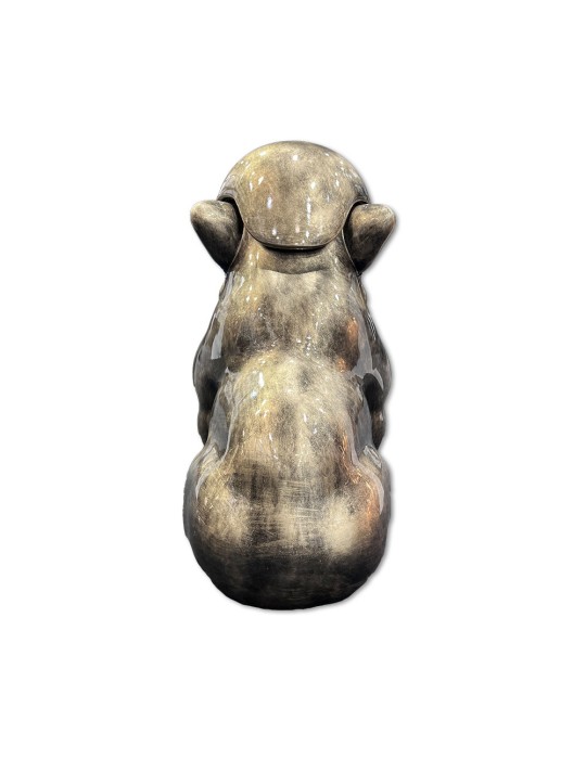 Chien GF Patiné Or - 04.709 - H : 90 cm
