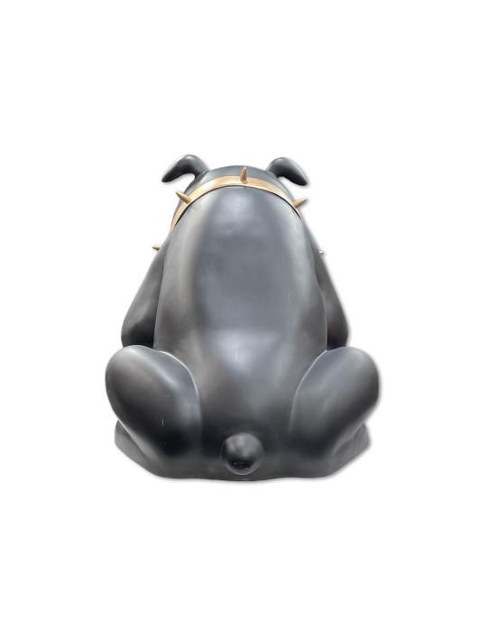 Sculpture intérieure en résine – Cartoon finition mat / collier or
