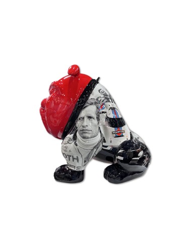 Sculpture intérieure en résine – Cartoon Porsche 2