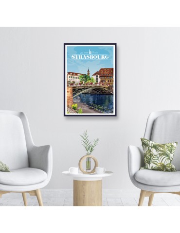 Strasbourg – Poster affiche – image encadrée 2