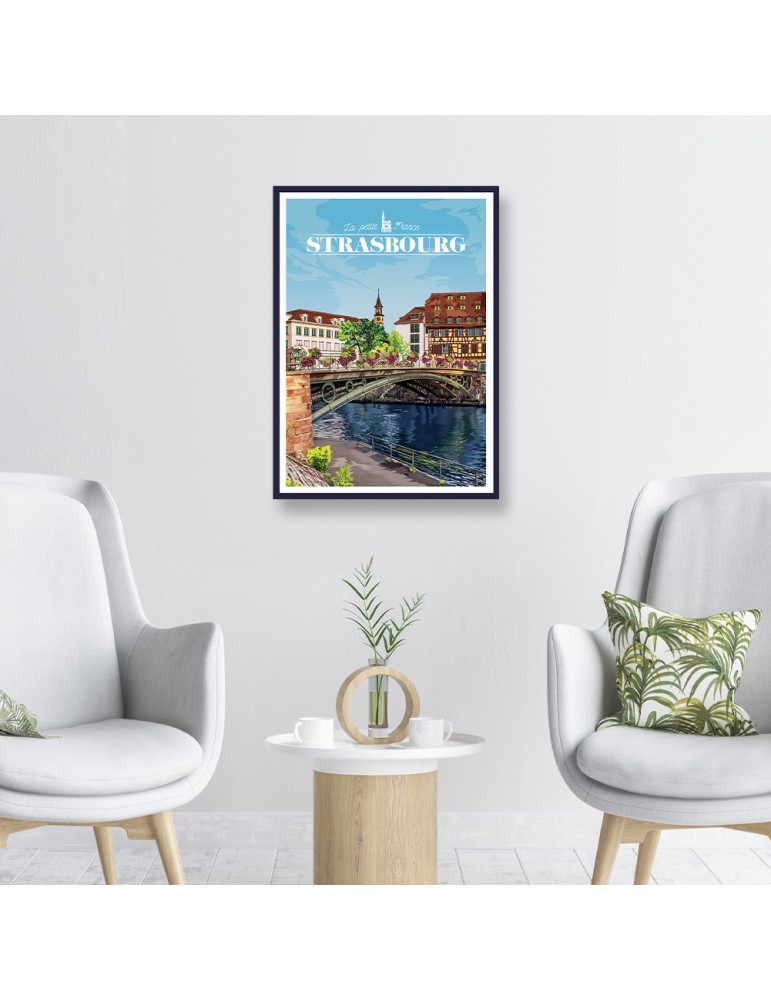 Strasbourg – Poster affiche – image encadrée
