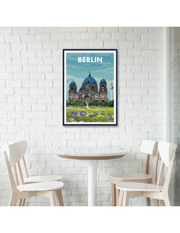 Berlin Berliner Dom – Poster affiche – image encadrée 2