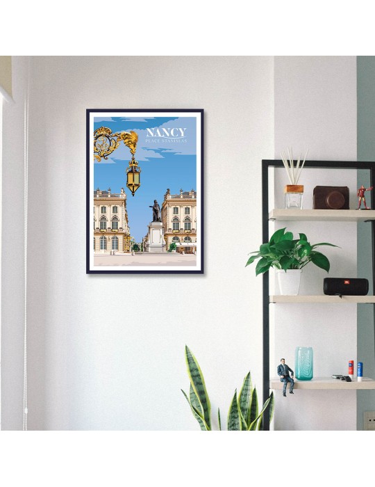 Nancy Place Stanislas – Poster affiche – image encadrée