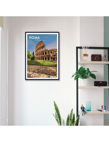 Roma El Coliseo – Poster affiche – image encadrée 2
