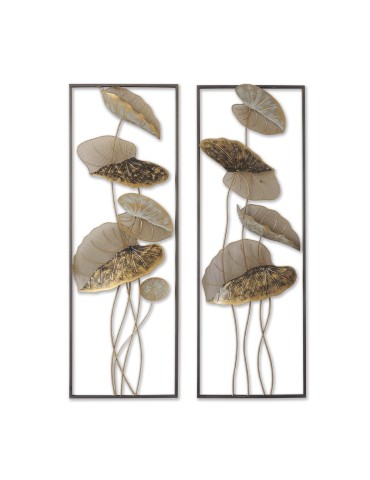 Set de deux sculptures métal – 06.431 – 31x90 cm / 31x90 cm