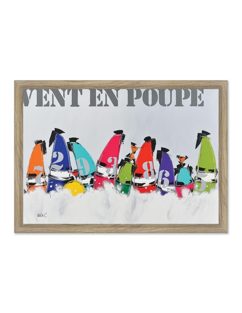 Image encadrée – Alison C. - Vent en poupe
