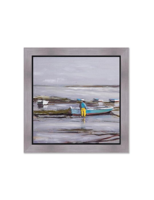 Peinture sur bois - 16.204 - 50x50 cm