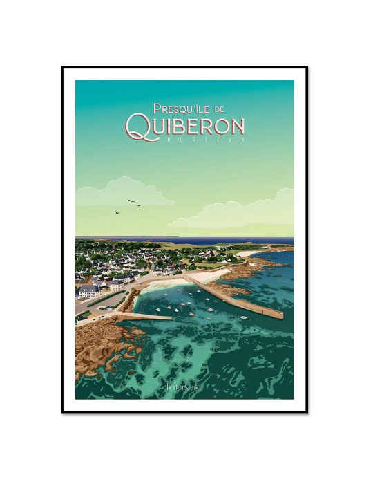 Image encadrée - Hortense - Quiberon