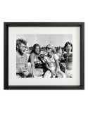 J.Hallyday, Sheila, S.Vartan & F.Hardy – Prestige – image encadrée